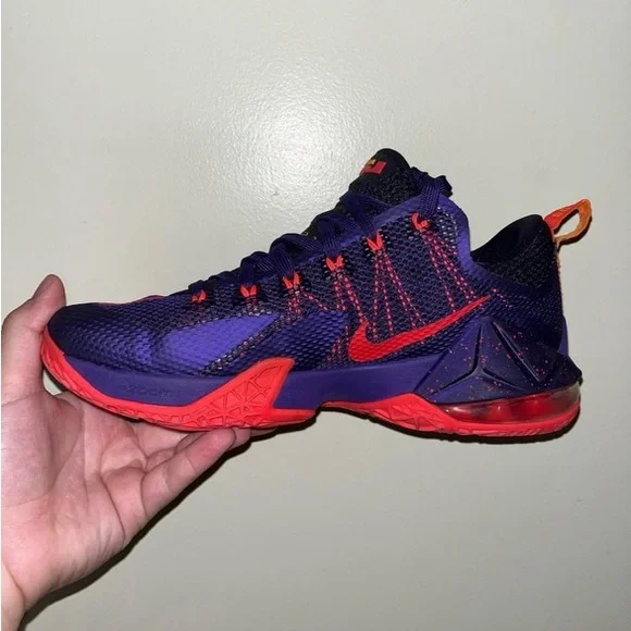 Nike Lebron 12 Low Court Purple - Picture 7 of 9